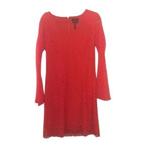 Mini Coral Lace Dress - Laundry by Shelli Segal!